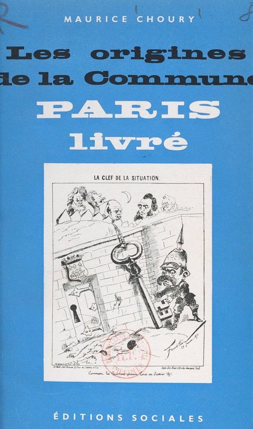 ebook cover of Les origines de la Commune, by Maurice Choury