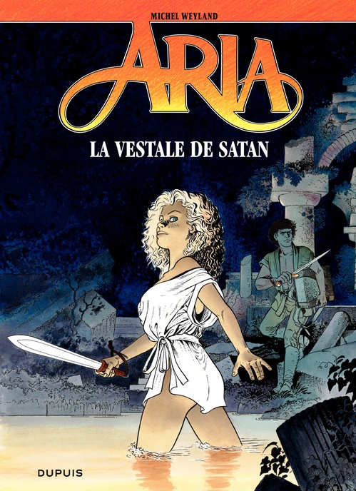 Couverture ebook de Aria - Tome 17 - La vestale de Satan, de Michel Weyland