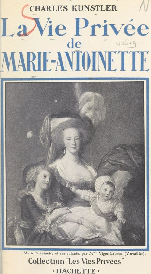 Couverture ebook de La vie privée de Marie-Antoinette, de Charles Kunstler