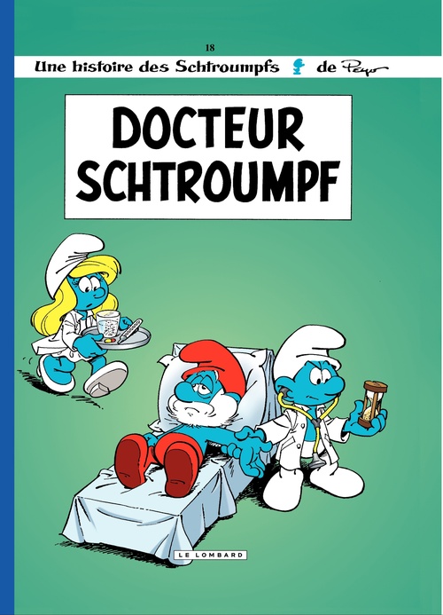 Couverture ebook de Les Schtroumpfs - Tome 18 - Docteur Schtroumpf, de Peyo