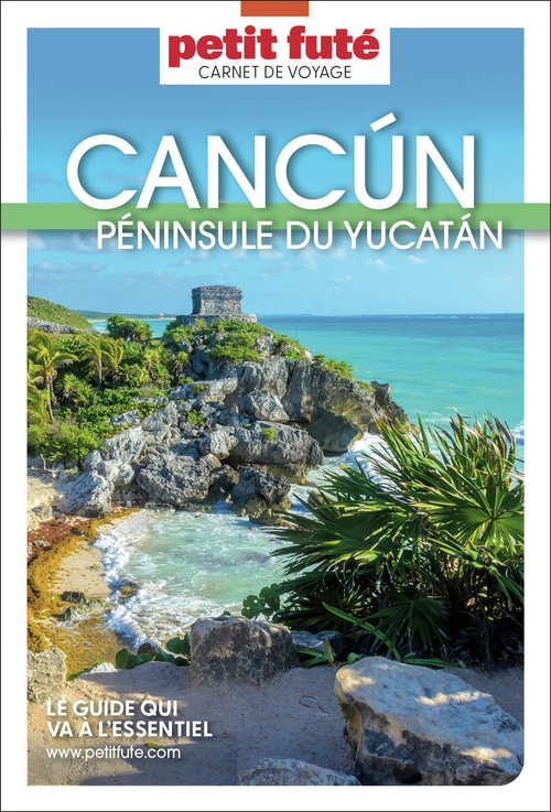 Couverture ebook de Guide Cancún - Yucatán 2026 Carnet Petit Futé, de Collectif petit futé
