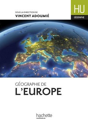 Couverture ebook de Géographie de l'Europe - Ebook epub, de Vincent Adoumié