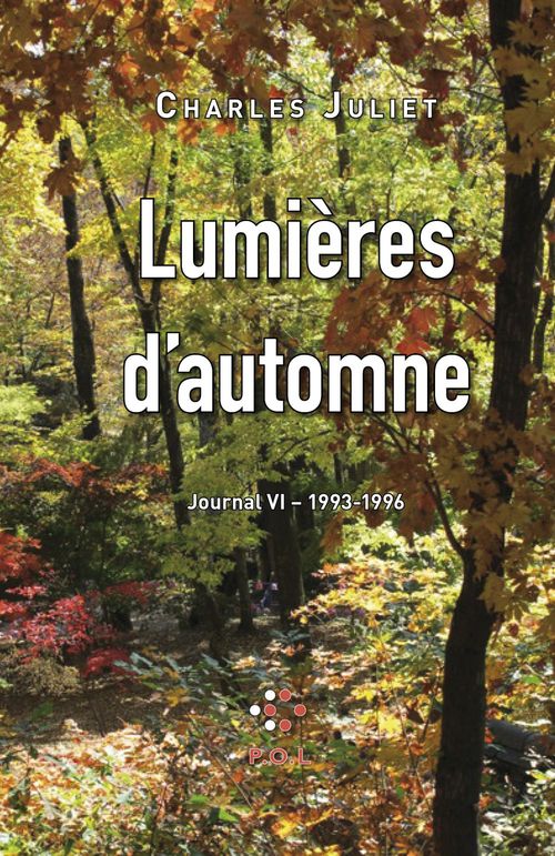 Couverture ebook de Lumières d'automne. Jounral VI (1993-1996), de Charles Juliet