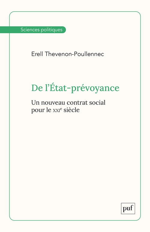 Couverture ebook de De l´État-prévoyance : Un nouveau contrat social pour le XXIe siècle, de Erell Thevenon-Poullennec