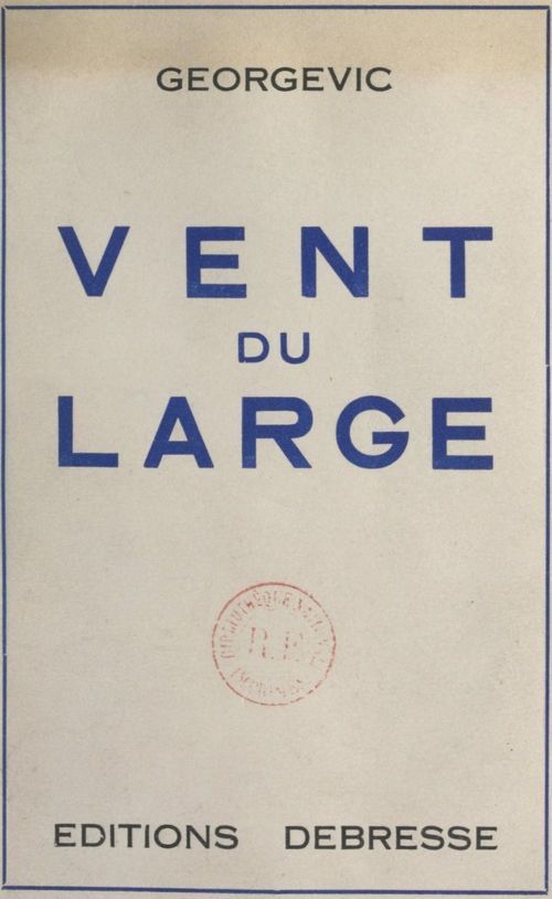 Couverture ebook de Vent du large, de Georgevic
