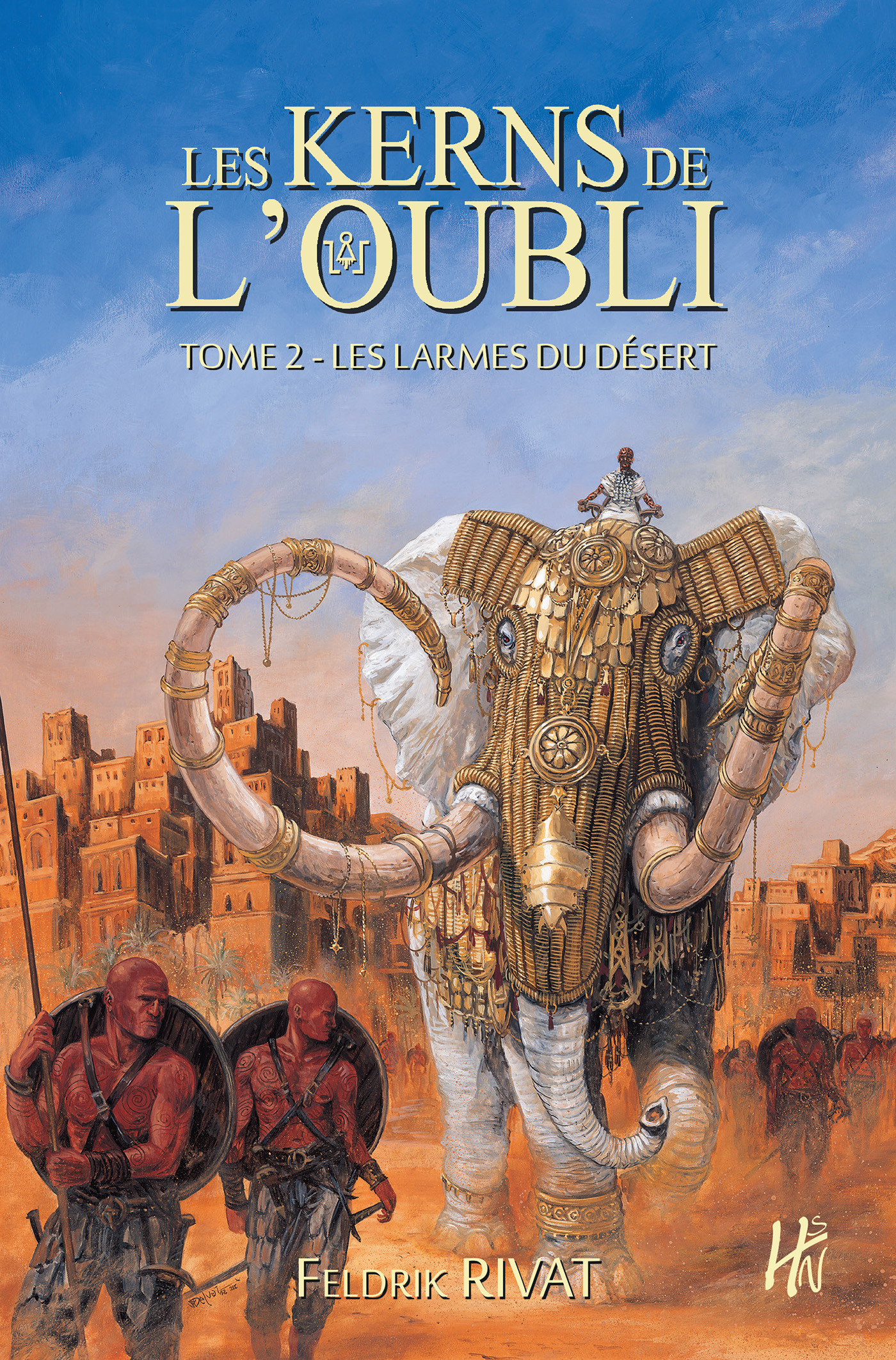 ebook cover of Les larmes du désert, by Feldrik Rivat