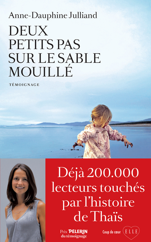 ebook cover of Deux petits pas sur le sable mouillé, by Anne-Dauphine Julliand