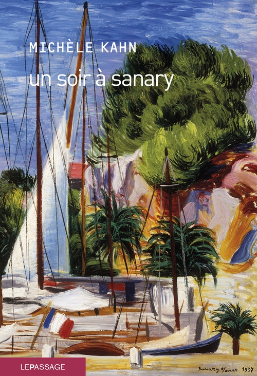 Couverture ebook de Un soir à Sanary, de Michèle Kahn