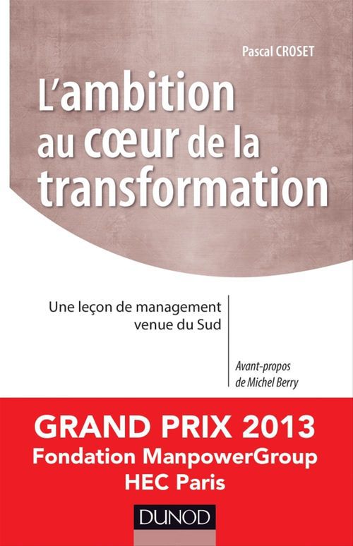 ebook cover of L'ambition au coeur de la transformation, by Michel Berry, Pascal Croset