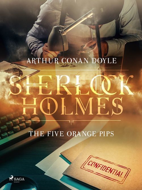 Couverture ebook de The Five Orange Pips, de Arthur Conan Doyle