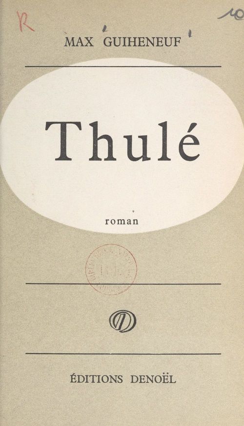 Couverture ebook de Thulé, de Max Guiheneuf