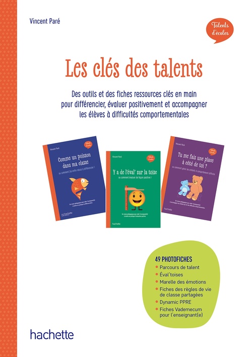 Couverture ebook de Les clés des talents - Talents d'écoles - epub FXL - Ed. 2024, de Vincent Paré