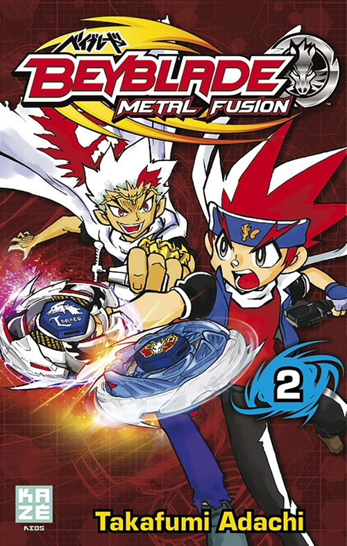 Couverture ebook de Beyblade Metal Fusion T02, de Takafumi Adachi