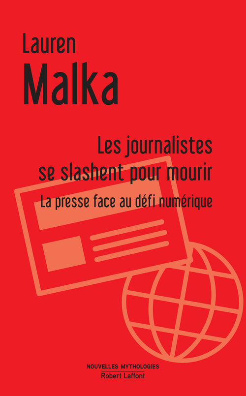 ebook cover of Les journalistes se slashent pour mourir, by Lauren Malka