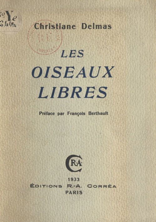 Couverture ebook de Les oiseaux libres, de Christiane Delmas