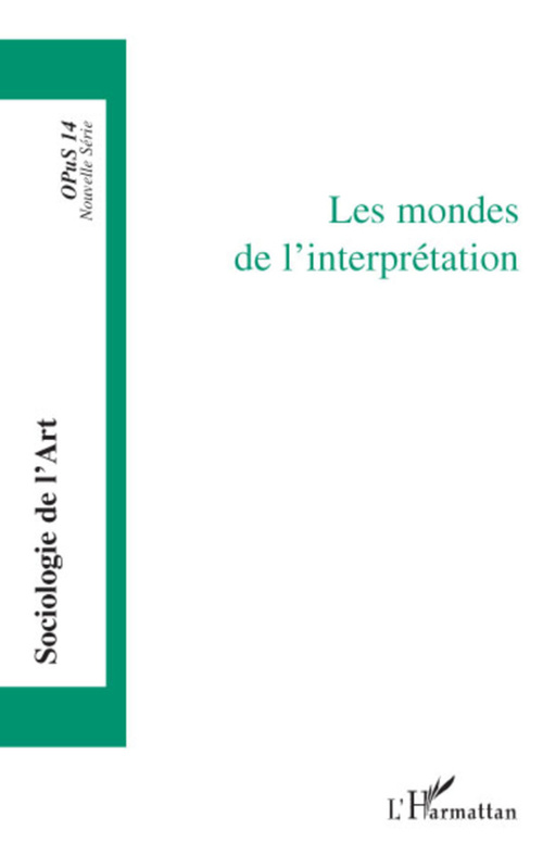 ebook cover of Les mondes de l'interprétation, by Collectif
