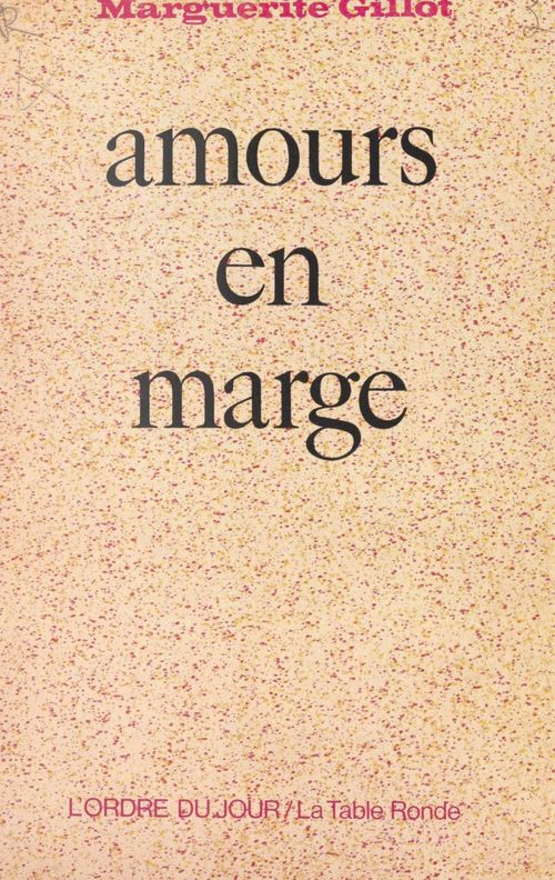 Couverture ebook de Amours en marge, de Marguerite Gillot