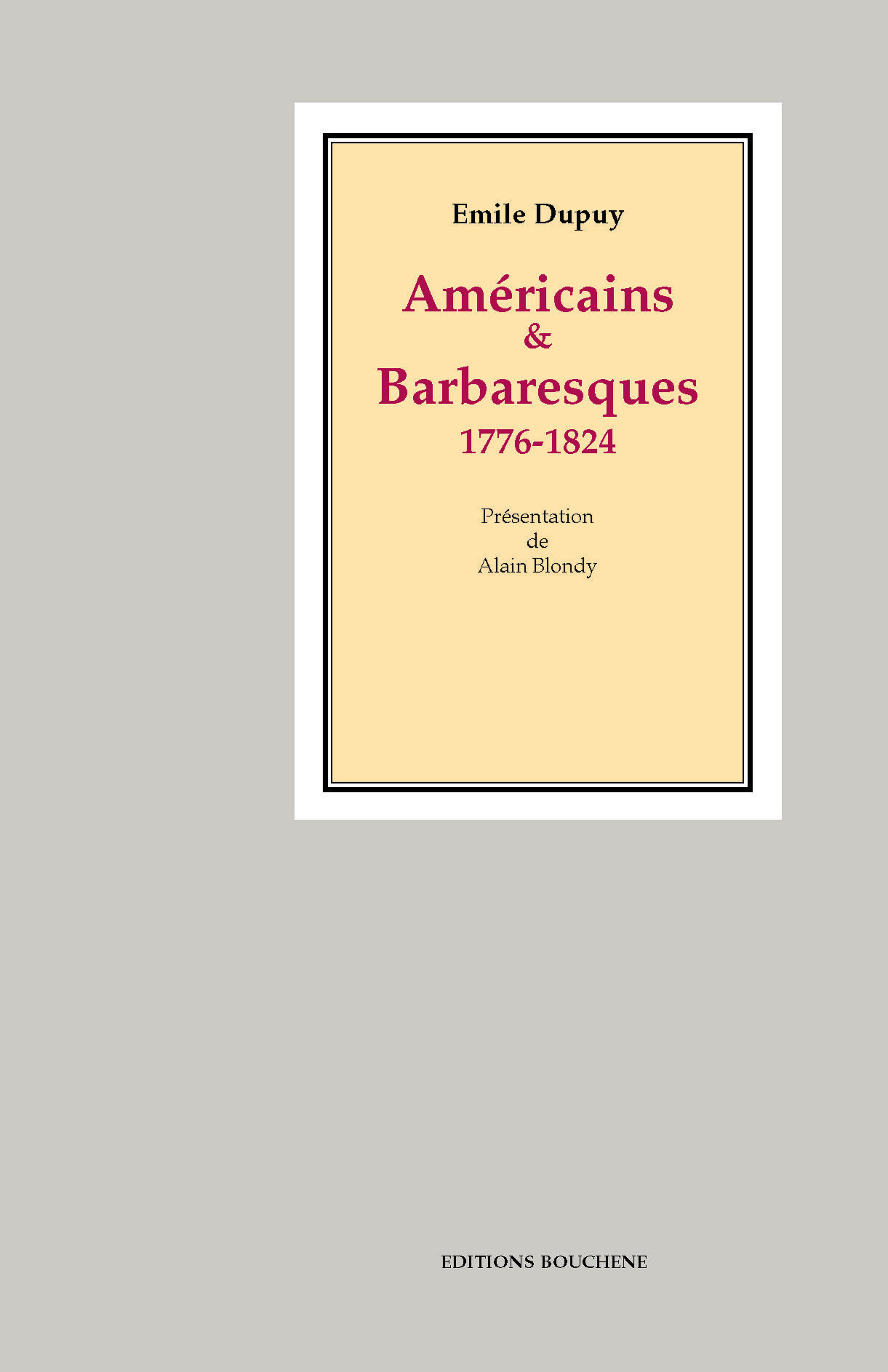 ebook cover of Américains et Barbaresques, by Emile Dupuy
