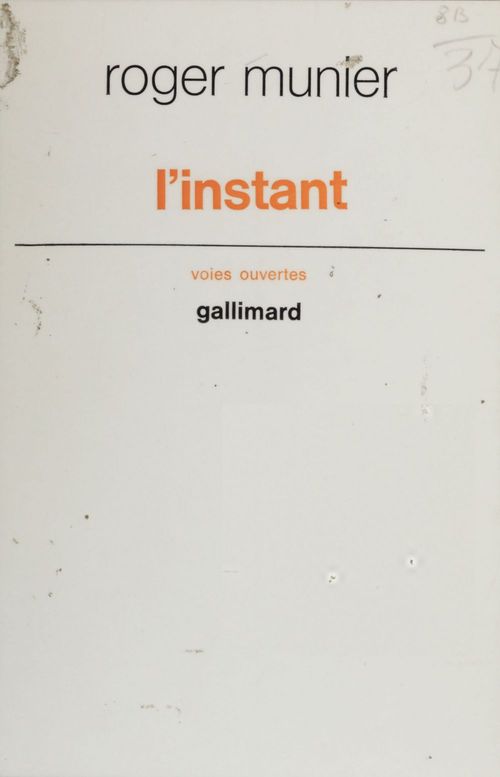 ebook cover of L'Instant, by Munier/Sulivan