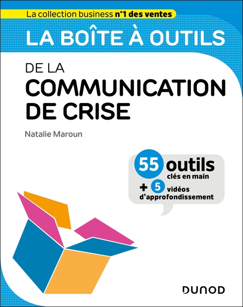 Couverture ebook de La boîte à outils de la Communication de crise, de Natalie Maroun