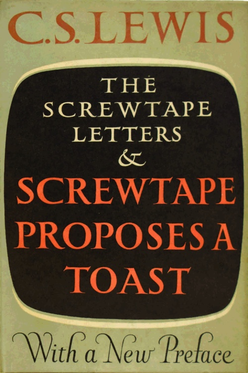 ebook cover of The Screwtape Letters, by C. S.  Lewis