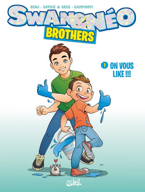 ebook cover of Swan et Néo Brothers T01 - On vous like !, by Sophie et Greg