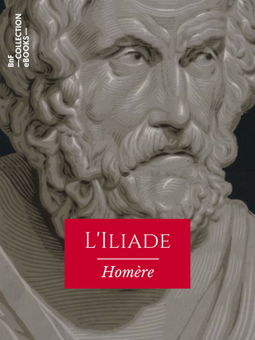 ebook cover of L'Iliade, by Homère