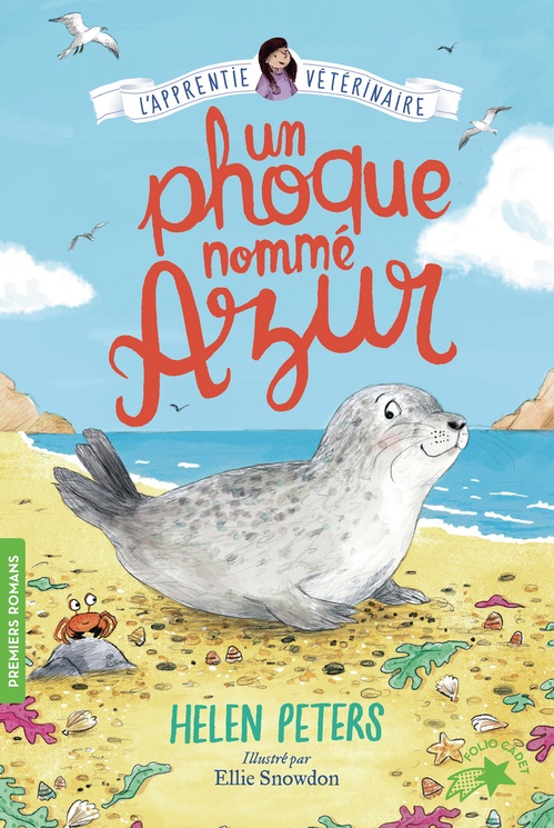 ebook cover of Jasmine l'apprentie vétérinaire (Tome 13) - Un phoque nommé Azur, by Helen Peters