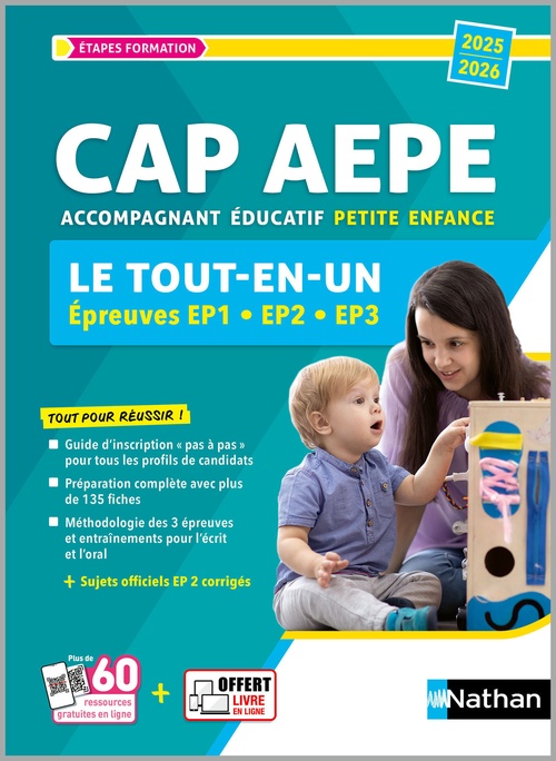 ebook cover of CAP AEPE tout-en-un 2025-2026 - ePUB, by Louisa Rebih