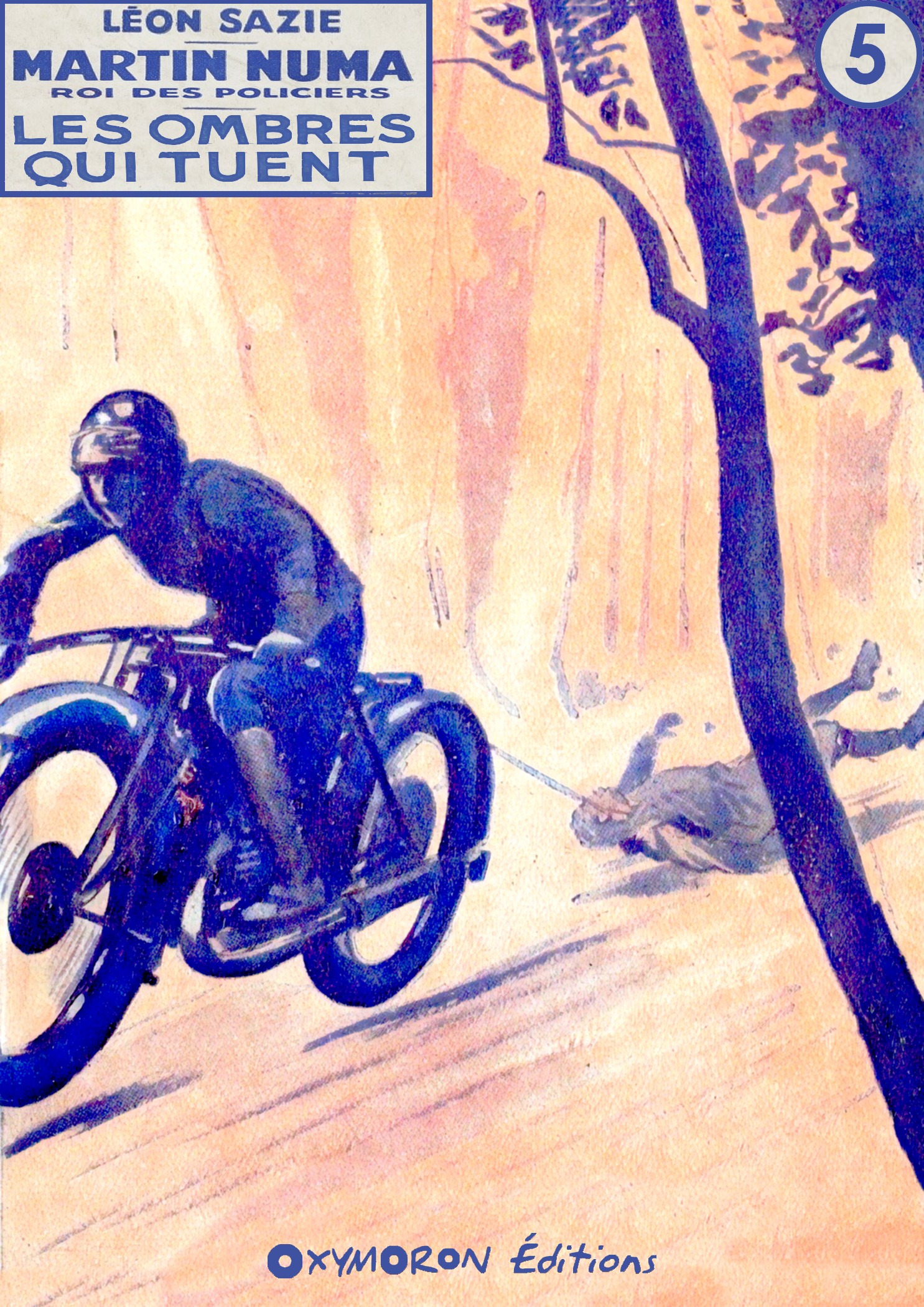 Couverture ebook de Les ombres qui tuent, de Léon Sazie