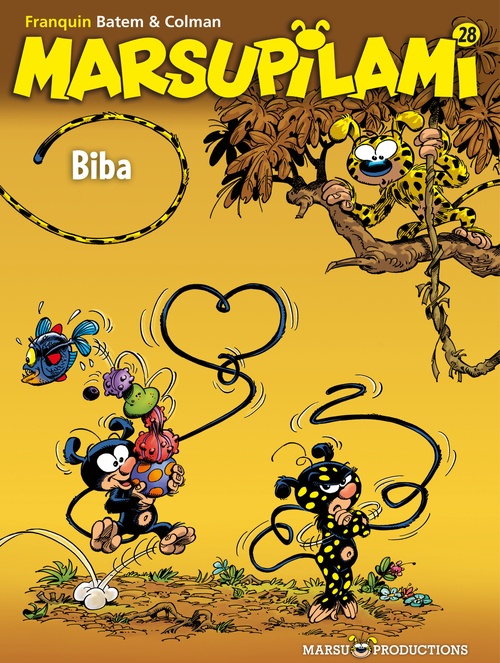 ebook cover of Marsupilami - Tome 28 - Biba, by Batem, Stéphane Colman, André Franquin