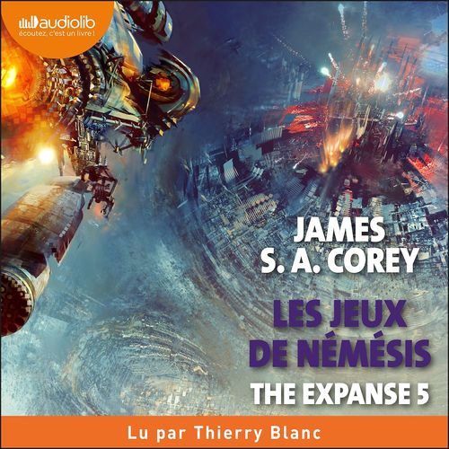 audiobook cover of The Expanse, tome 5 - Les Jeux de Némésis, by James S. A. Corey