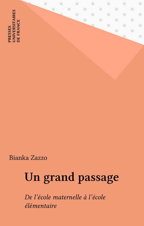 Couverture ebook de Un grand passage, de Zazzo B