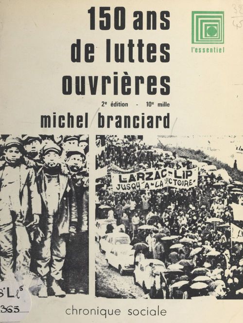 ebook cover of 150 ans de lutte ouvrière, by Michel Branciard