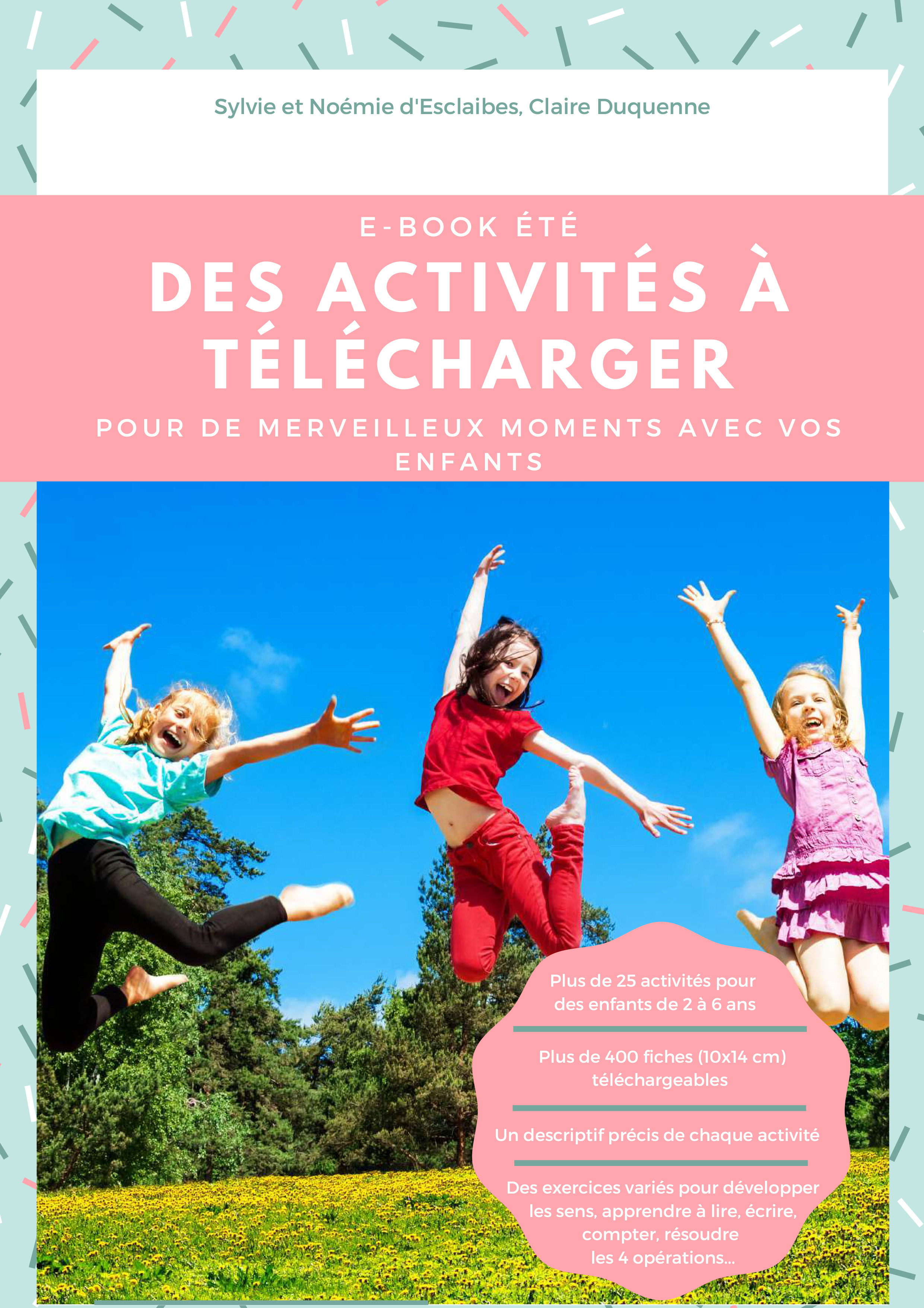 Couverture ebook de Ebook Montessori été, de Claire Du Sylvie Et Noemie D''Esclaibes