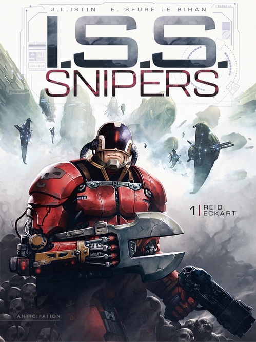 Couverture ebook de I.S.S. Snipers T01 - Reid Eckart, de Jean-Luc Istin