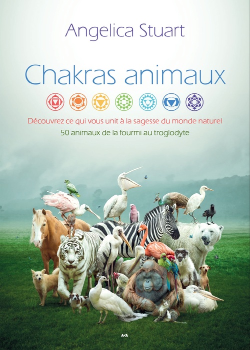 Couverture ebook de Chakras animaux, de Angelica Stuart