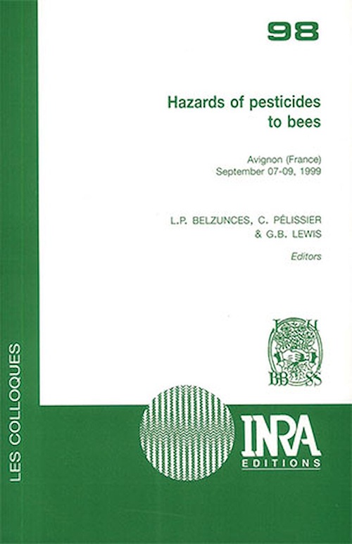Couverture ebook de Hazards of Pesticides to Bees, de Belzunces