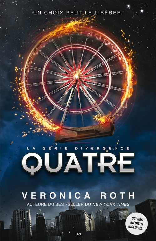 Couverture ebook de Quatre, de Veronica Roth