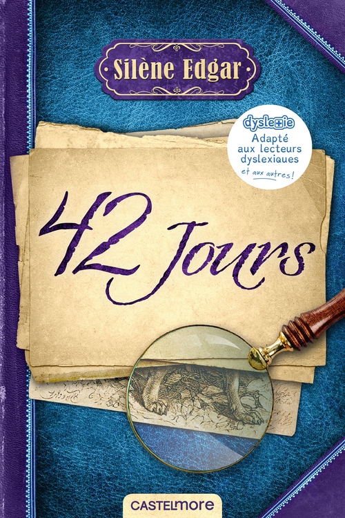 Couverture ebook de 42 jours (version dyslexique), de Silène Edgar