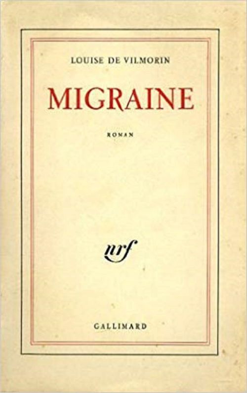 ebook cover of Migraine, by Louise de Vilmorin