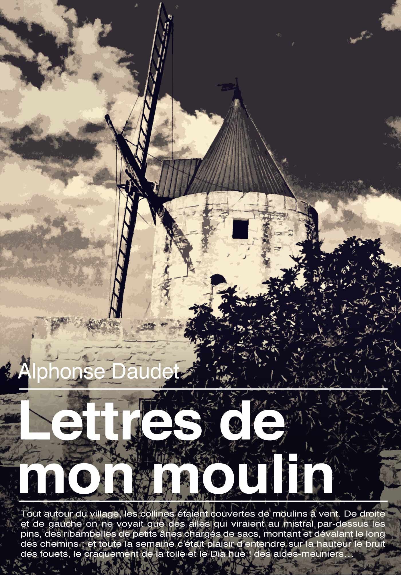 Couverture ebook de Lettres de mon moulin, de Alphonse Daudet