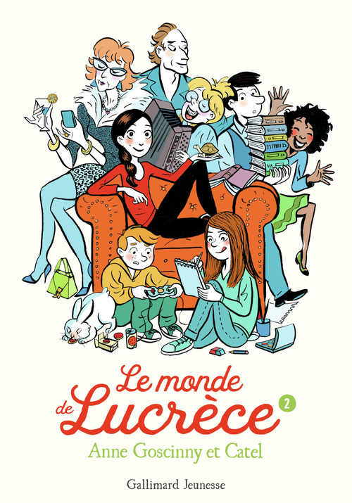 Couverture ebook de Le monde de Lucrèce (Tome 2), de Anne Goscinny, Catel