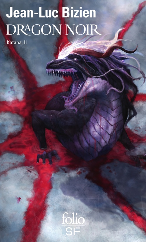 Couverture ebook de Katana (Tome 2) - Dragon noir, de Jean-Luc Bizien