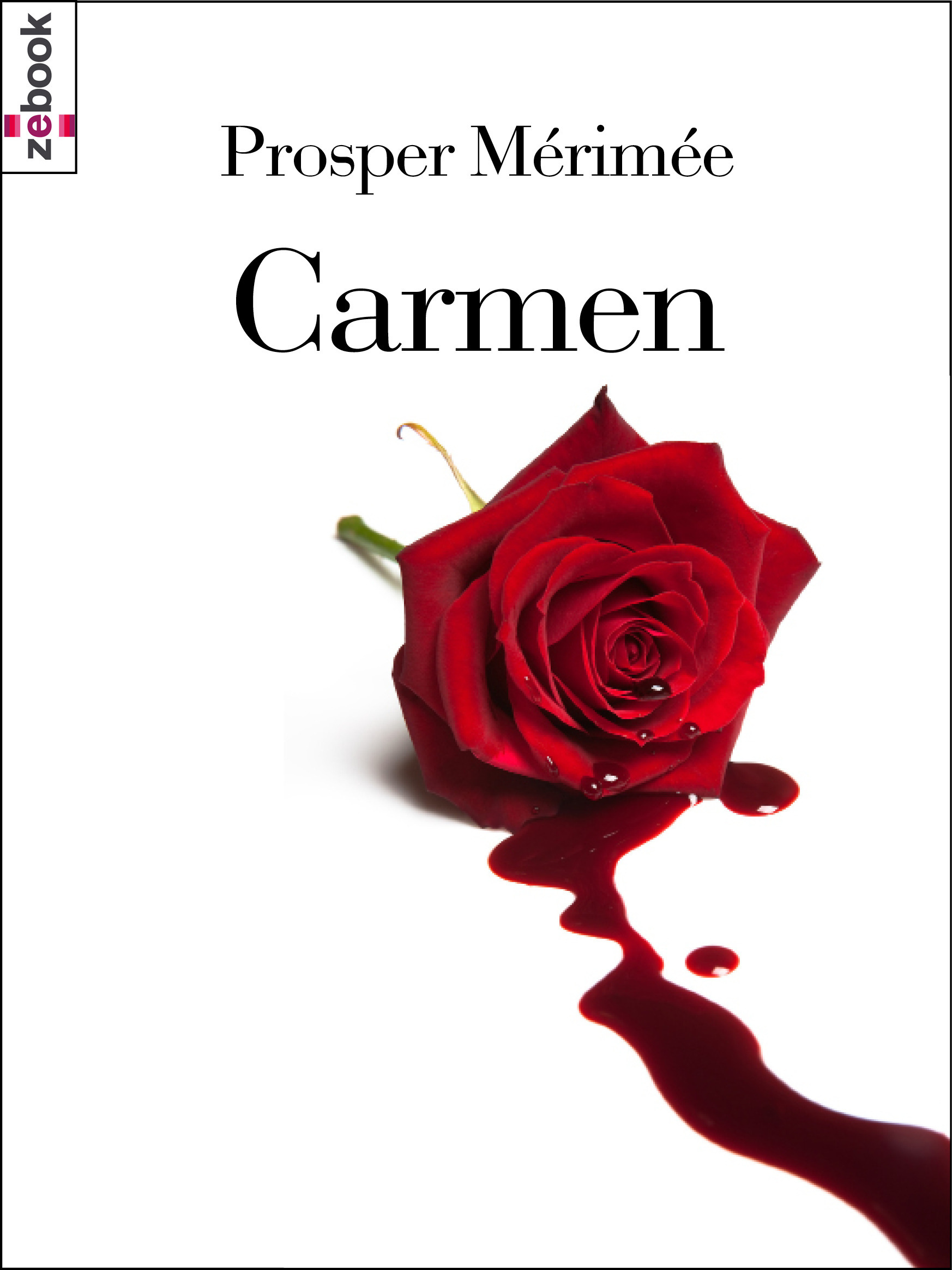 ebook cover of Carmen, by Prosper Mérimée