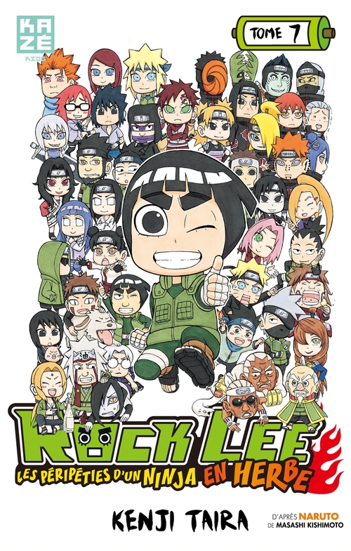 Couverture ebook de Rock Lee T07, de Kenji Taira