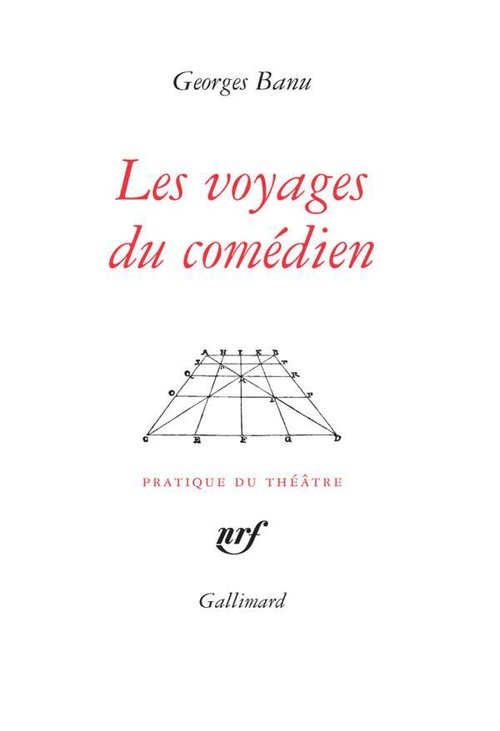 Couverture ebook de Les voyages du comédien, de Georges Banu