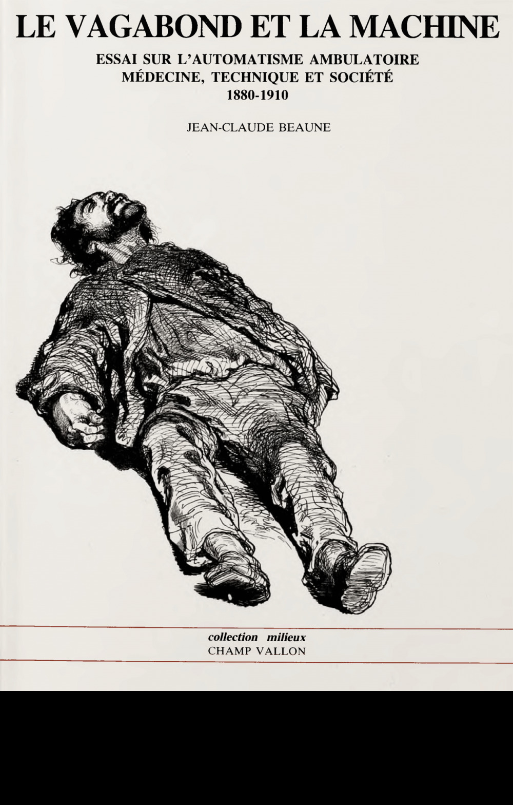 Couverture ebook de Le vagabond et la machine, de Jean-Claude Beaune