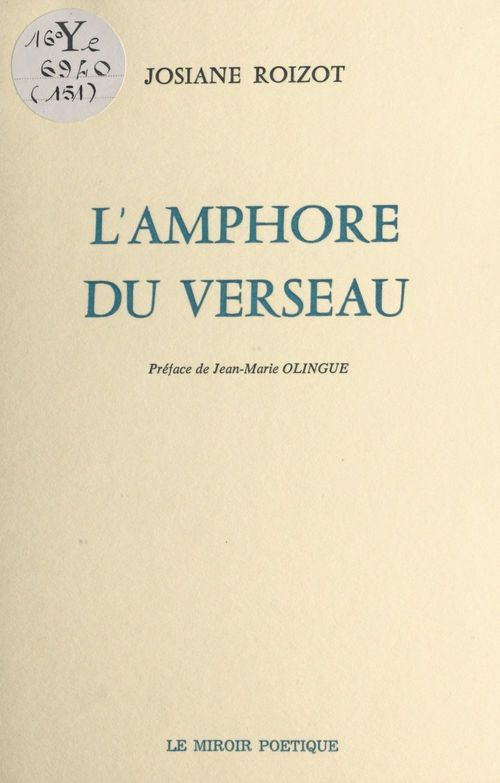 ebook cover of L'Amphore du verseau, by Josiane Roizot