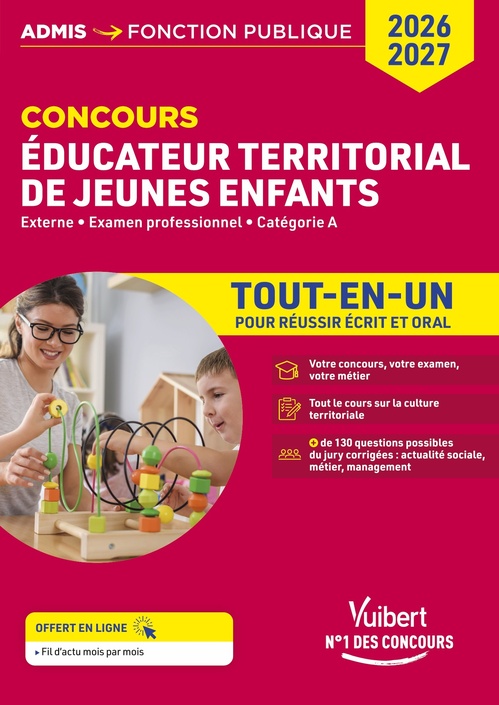 ebook cover of Concours Éducateur territorial de jeunes enfants - Tout-en-un - Catégorie A, by Fabienne Geninasca